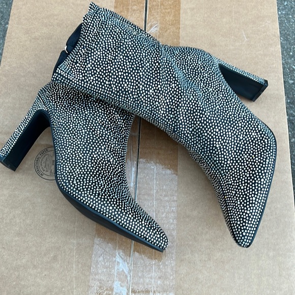 BILLINI BRITTANY BLACK SATIN-RHINESTONE - Picture 2 of 5